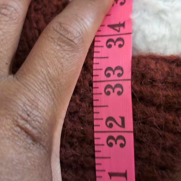 Joe Fresh| NWT Dark Rust Long Cardigan With Cuffs Acrylic Blend - Picture 5 of 10